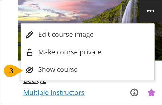 Screenshot of showing a course step three.
