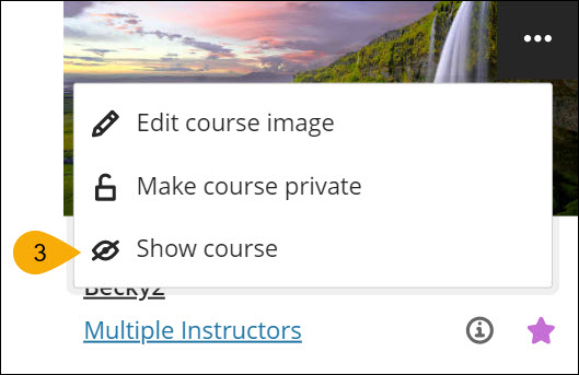 Navigating the Courses Page Learning Technologies at COD