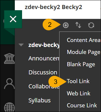 Screenshot of steps two and three.