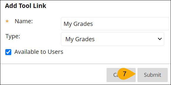Screenshot of step seven.