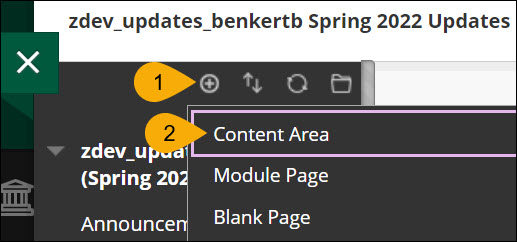 Screenshot of steps one and two.