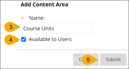 Screenshot of steps three through five.