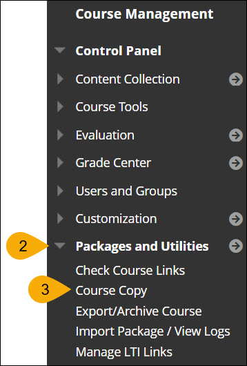 Screenshot of steps two and three