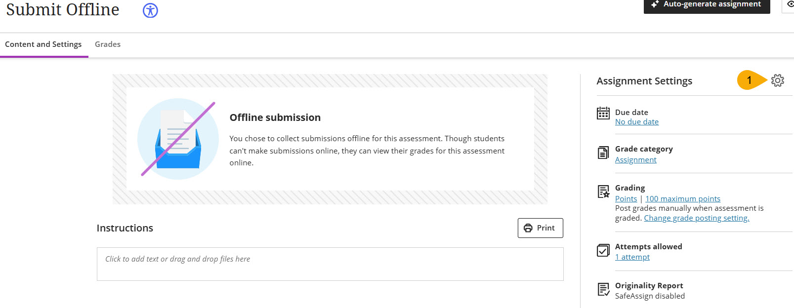 Screenshot of No Due Date Step 1