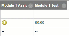 Animation of score entered in gradebook
