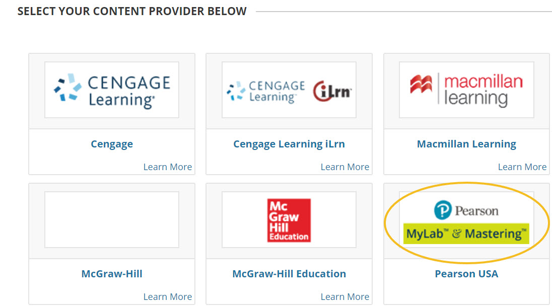 Add Pearson MyLab And Mastering Resources To Blackboard – Learning ...